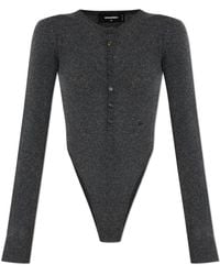 DSquared² - Bodysuit With Logo Application - Lyst