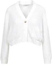 Gran Sasso - Micro Sequins Full Milano Cardigan - Lyst