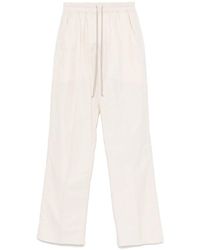 Rick Owens - Weiße kordel baumwollhose italien - Lyst