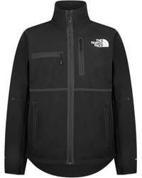 The North Face - Fitness ,Zwart ,Polyester Denali Jack Tnf Zwart Rits Logo - Lyst