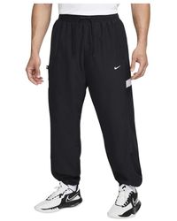 Nike - Fitness ,Zwart ,Polyester Icon Woven Basketball Trainingsbroek - Lyst