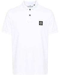 Stone Island - Weiße t-shirts polos für männer,polo shirts - Lyst