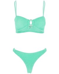 Hunza G - Grüne Meereskleidung Misty Bikini - Lyst
