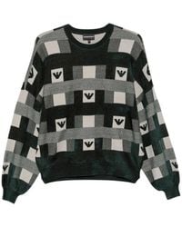 Emporio Armani - Round-Neck Knitwear - Lyst