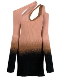 OTTOLINGER - Kleedjes ,Veelkleurig ,Crossover Mini Jurk Zwart/Wit/Roze - Lyst