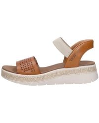 Skechers - Schoenen ,Bruin ,Jute Sun Ray Sandalen - Lyst