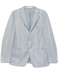 Eleventy - Jassen ,Blauw ,Denim Denim Single Breasted Jas - Lyst