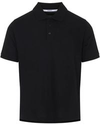 Saint Laurent - Tops ,Zwart ,Katoen Zwarte T-Shirt & Polo Collectie Aw 25 - Lyst