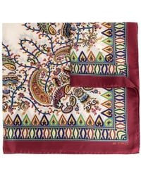Etro - Seidentuch Mit Floralem Paisley- Und Medaillon-Motiv - Lyst