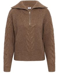 Saint Tropez - Truien & Vesten ,Bruin ,Gebreide Kleding - Lyst