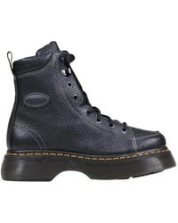 Dr. Martens - Knöchelhohe Schnürstiefeletten Aus Leder - Lyst