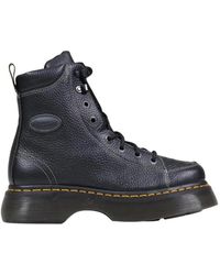 Dr. Martens - Enkellaarsjes Met Veters Van Leer - Lyst