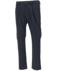 Herno - Broeken ,Blauw ,Blauwe Vintage Style Broek - Lyst