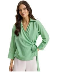 iN FRONT - Overhemden ,Groen ,Blouses & Shirts - Lyst
