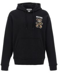 Moschino - Teddy Print Hoodie - Lyst