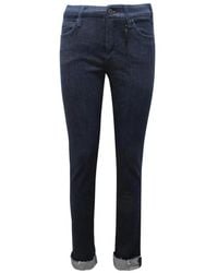 CYCLE - Jeans ,Blauw ,Skinny Enkelbroek Marineblauw - Lyst
