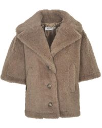 Max Mara - Jackets > faux fur & shearling jackets - Lyst