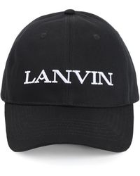 Lanvin - Zwarte Hoeden En Petten Aw25 - Lyst