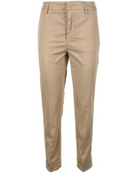 Dondup - Katoen Elastaan Broek - Lyst