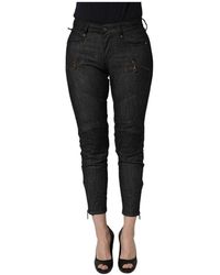 Plein Sud - Cropped Jeans - Lyst