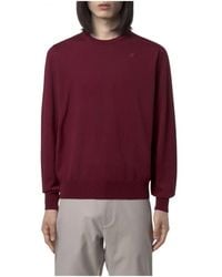 K-Way - Round-Neck Knitwear - Lyst