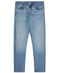 Edwin - Jeans slim tapered blu chiaro - Lyst