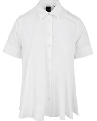 Aspesi - Overhemden ,Wit ,Katoen Short Sleeve Shirt Model 5420 - Lyst
