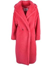 Max Mara - Jassen ,Roze ,Wol Tedgirl Jas - Lyst