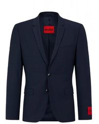 HUGO - Jassen ,Blauw ,Wol Arti M204X - Lyst