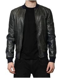 Dolce & Gabbana - Leather Jackets - Lyst