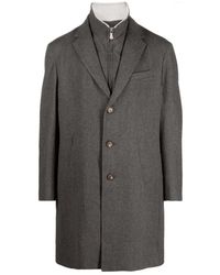 Eleventy - Coats > single-breasted coats - Lyst