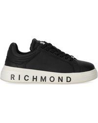 John Richmond - Sneakers in pelleere con logo - Lyst