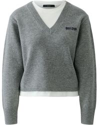 Ouí - Rundhals-Strickpullover - Lyst