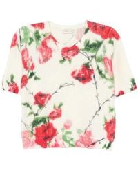 Blumarine - Round-Neck Knitwear - Lyst