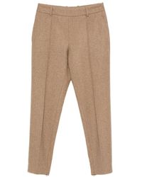 Ermanno Scervino - Broeken ,Bruin ,Wol Wool Polyamide Elastane Pants - Lyst