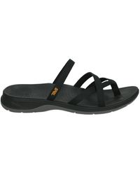 Teva - Sportieve Slippers Zwart - Lyst