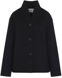 Studio Nicholson - Jassen ,Blauw ,Wol Rhine Wool Jacket - Lyst
