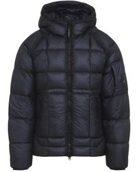 C.P. Company - Jassen ,Blauw ,Blauwe Hoodiejas Voor Mannen Aw 25 - Lyst