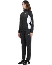 PUMA - Fitness ,Zwart ,Polyester Tuta Poly - Lyst