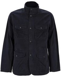 Barbour - Jassen ,Blauw ,Casual Jas Buitenkleding Ss 25 Stijl - Lyst