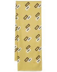 Barba Napoli - Accessoires ,Geel ,Katoen Winter Scarves - Lyst