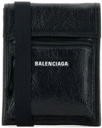 Balenciaga - Zwarte Zijde & Nylon Tassen - Lyst