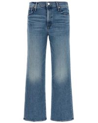 Mother - Jeans ,Blauw ,Katoen The Kick It Ankle - Lyst