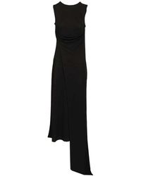Ami Paris - Jersey Maxi Lavallière Jurk - Lyst