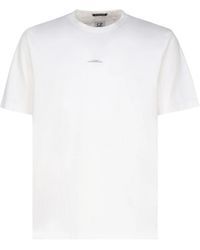 C.P. Company - Metropolis serie weiße t-shirts und polos - Lyst