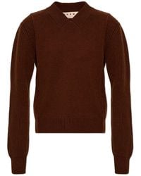 Marni - V-Neck Knitwear - Lyst