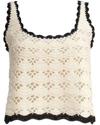 Zimmermann - Tops ,Katoen Gehaakte Tanktop Aw 25 - Lyst