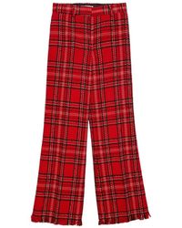 MSGM - Wide Trousers - Lyst