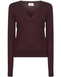 Saint Laurent - V-Neck Knitwear - Lyst