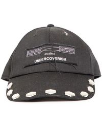 Undercover - Schwarze Kappe Mit Metallnieten - Lyst